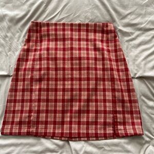 Brandy Melville Mini Plaid Skirt
